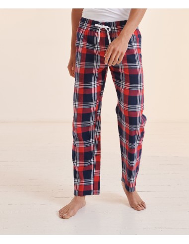 S-SFM83-Pantalon confort laine tartan Homme